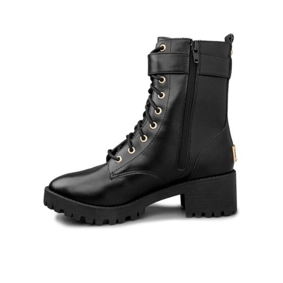 Juicy Couture Shoes - NEW Juicy Couture Oodles Women’s combat MOTO boots/black SIZE 7.5 NIB